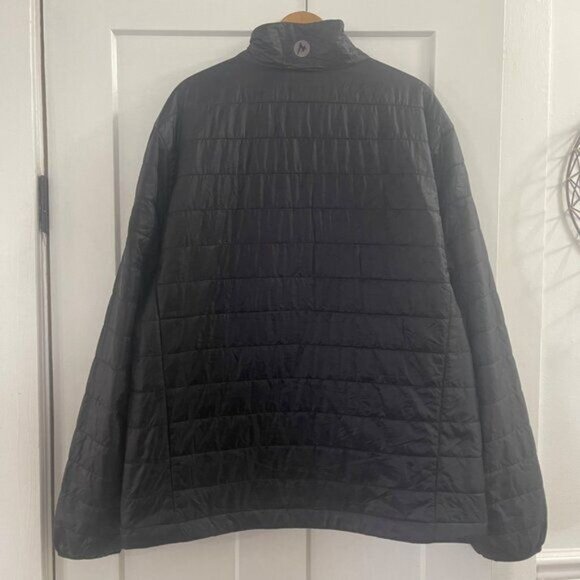 NWT Marmot Calen Mens Jacket Black Puffer Sz XL *Logo - Picture 6 of 7